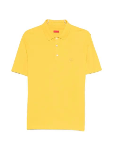 embroidered-detail polo shirt by ISAIA