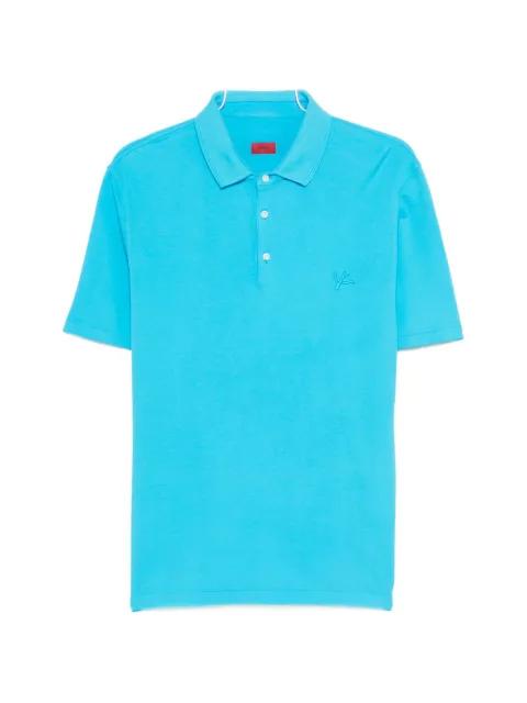 embroidered-detail polo shirt by ISAIA