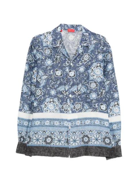 floral-pattern shirt by ISAIA