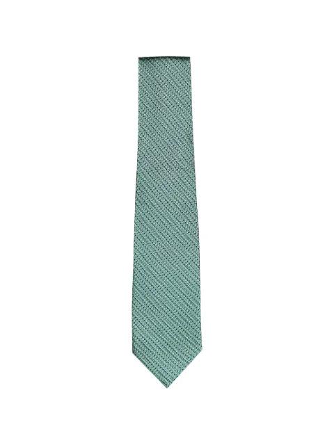 geometric-patterned jacquard tie by ISAIA