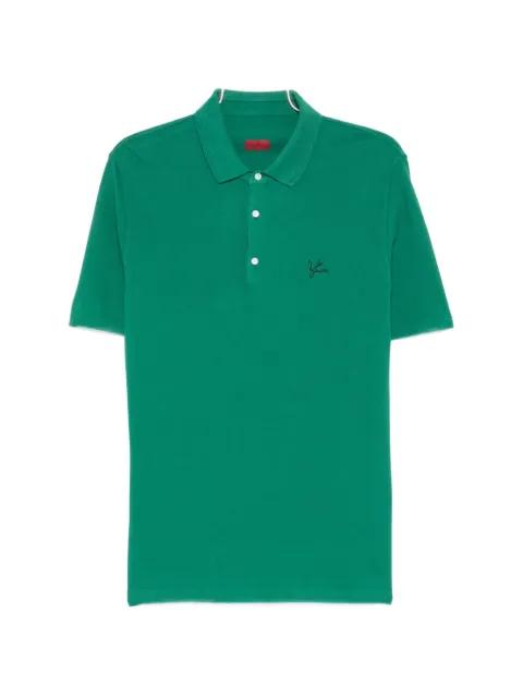 logo-embroidered polo shirt by ISAIA