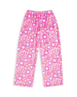 Girls' Groovy Smiles Plush Pants - Little Kid by ISCREAM