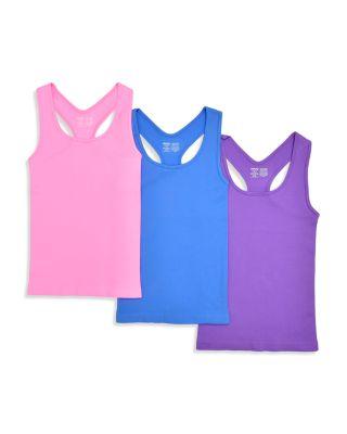 Girls' Ribbed Racerback Tank Top Bundle by ISCREAM