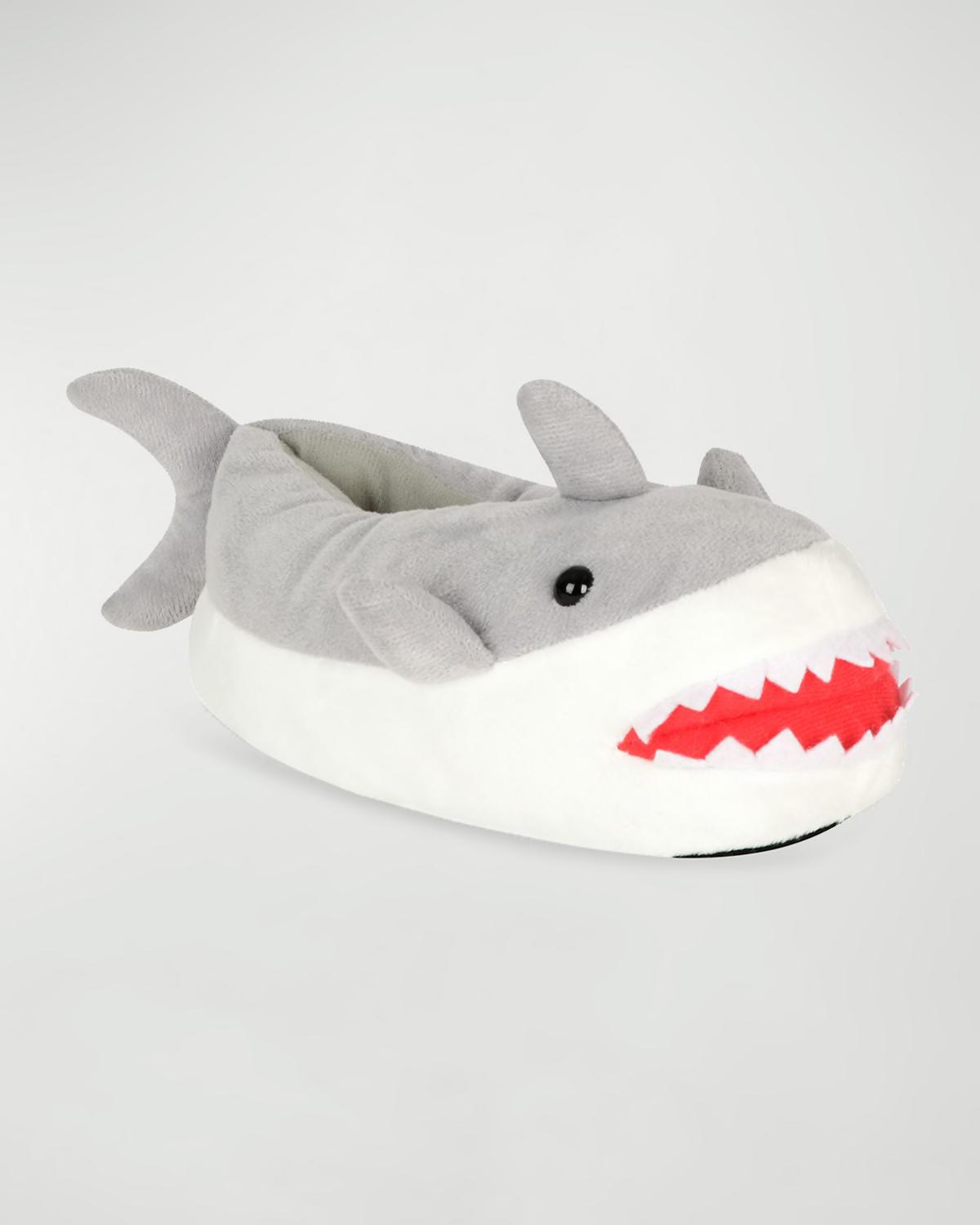 Kid's Shark Bite Slippers, Size M-L by ISCREAM