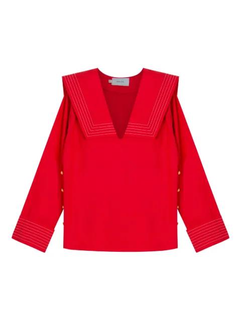 Marinheira sailor-collar blouse by ISOLDA
