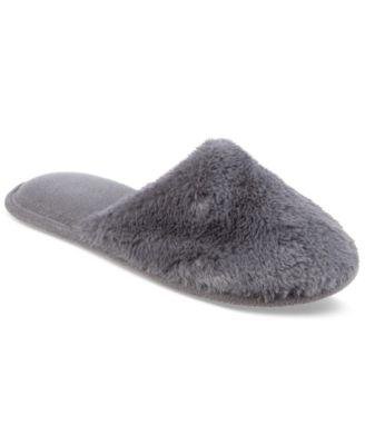 Women's Faux-Fur Laurel Clog Slippers by ISOTONER