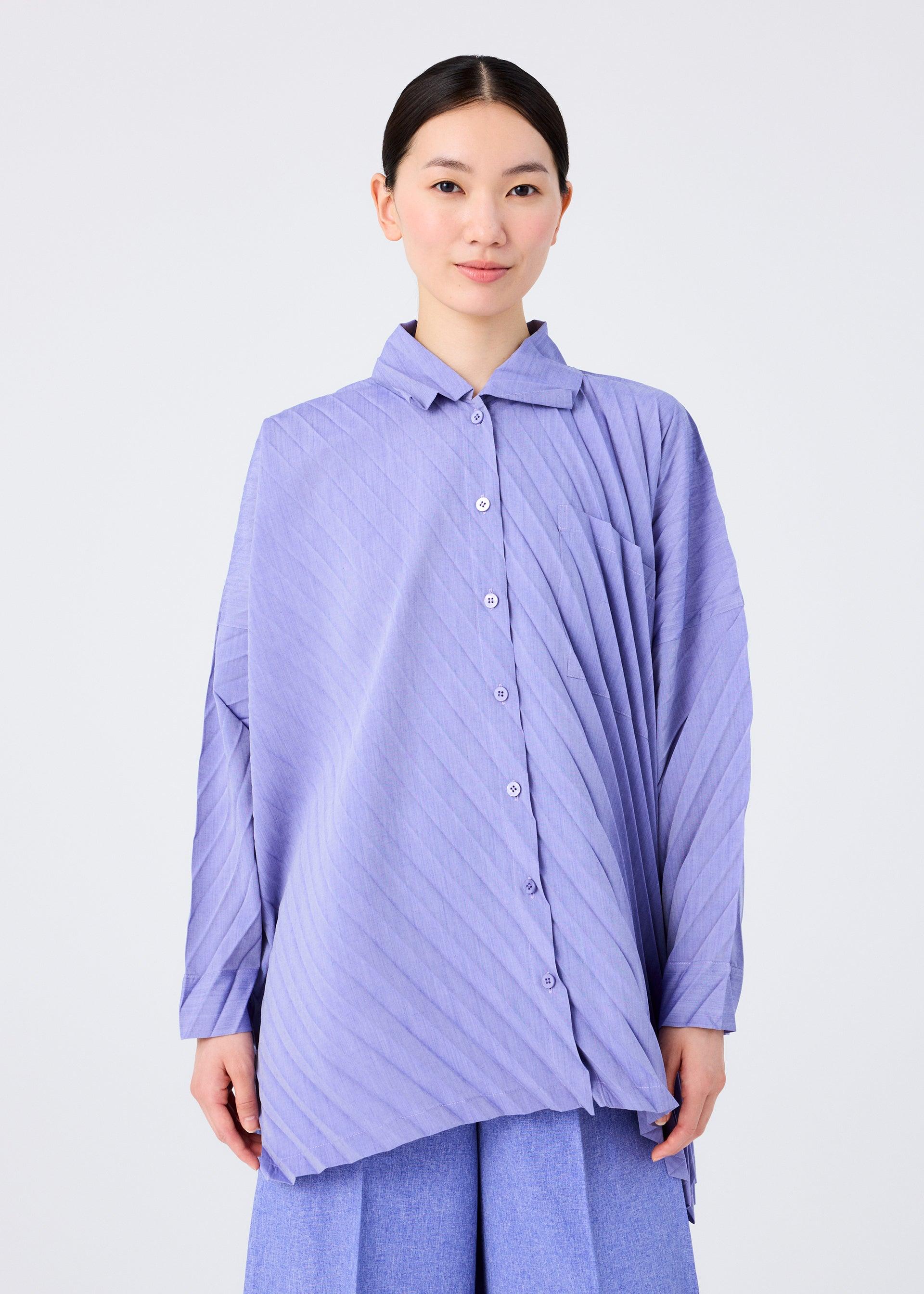 ANGLE PLEATS SHIRT by ISSEY MIYAKE