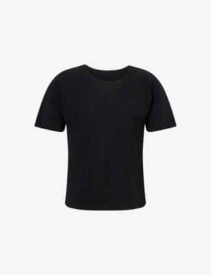 Basics Pleated Knitted T-Shirt by ISSEY MIYAKE