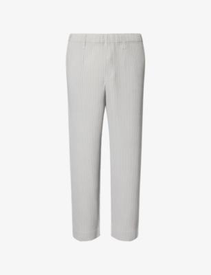 Basics Pleated Knitted Trousers by ISSEY MIYAKE