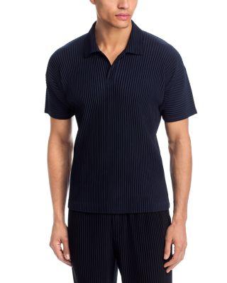Basics Ribbed Polo Shirt by ISSEY MIYAKE