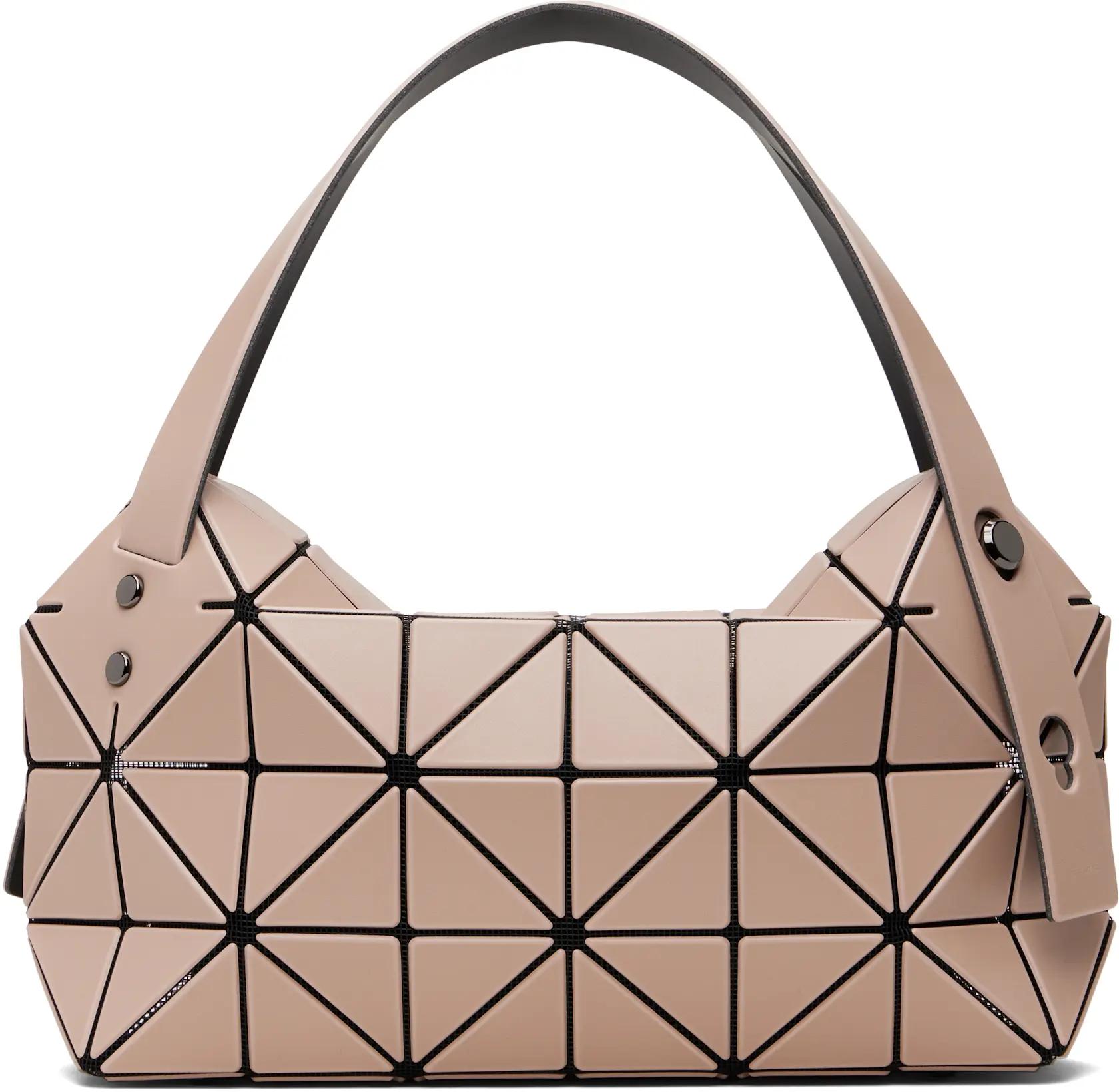 Beige Boston Small Hand Bag by ISSEY MIYAKE