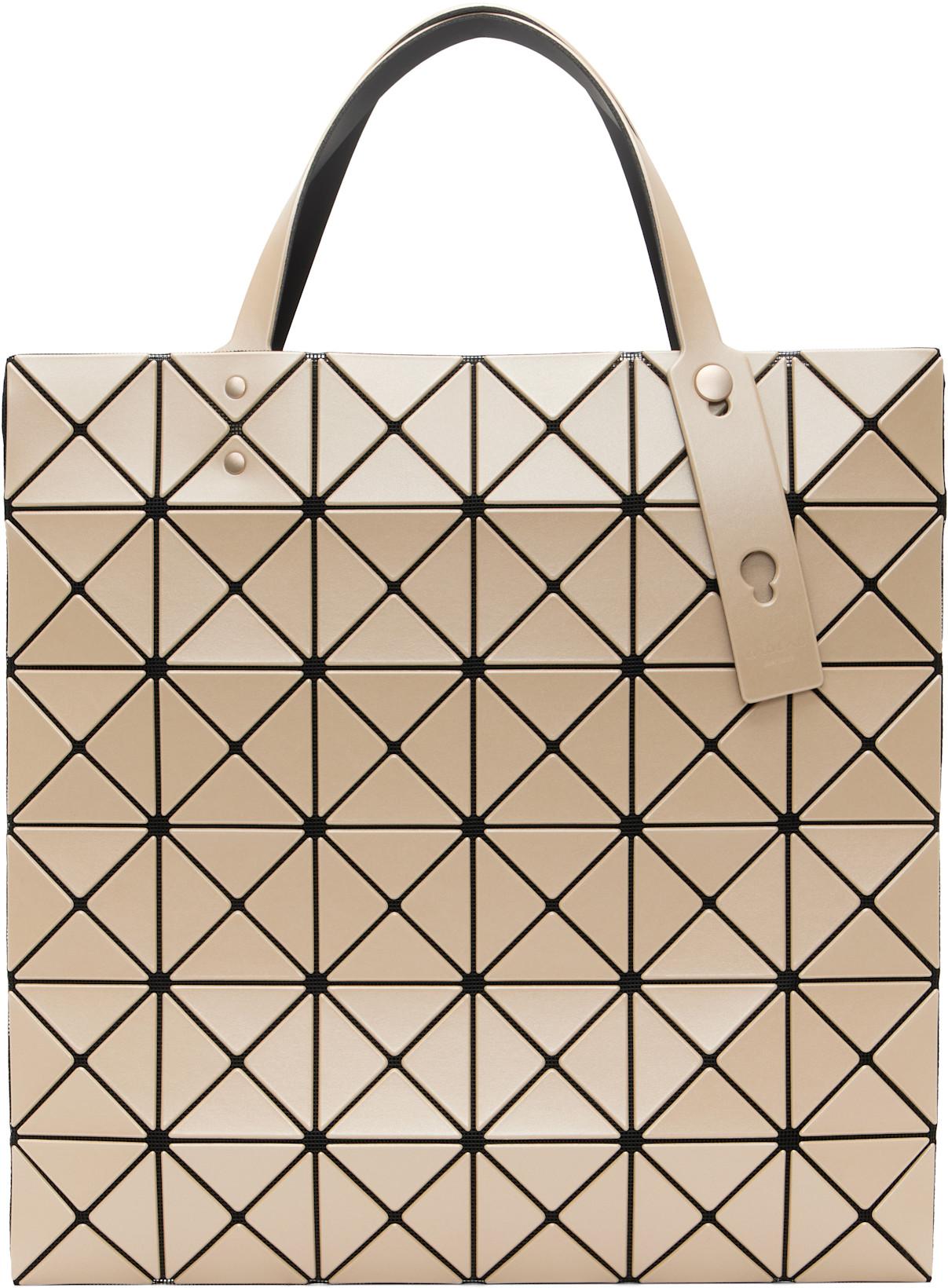 Beige Lucent Metallic Tote by ISSEY MIYAKE