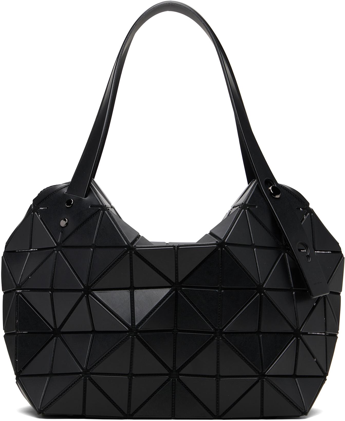 Black Boston Hand Bag by ISSEY MIYAKE