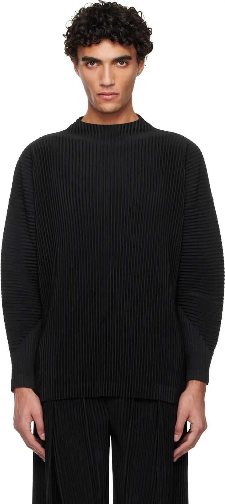 Black Monthly Colors December Top by ISSEY MIYAKE