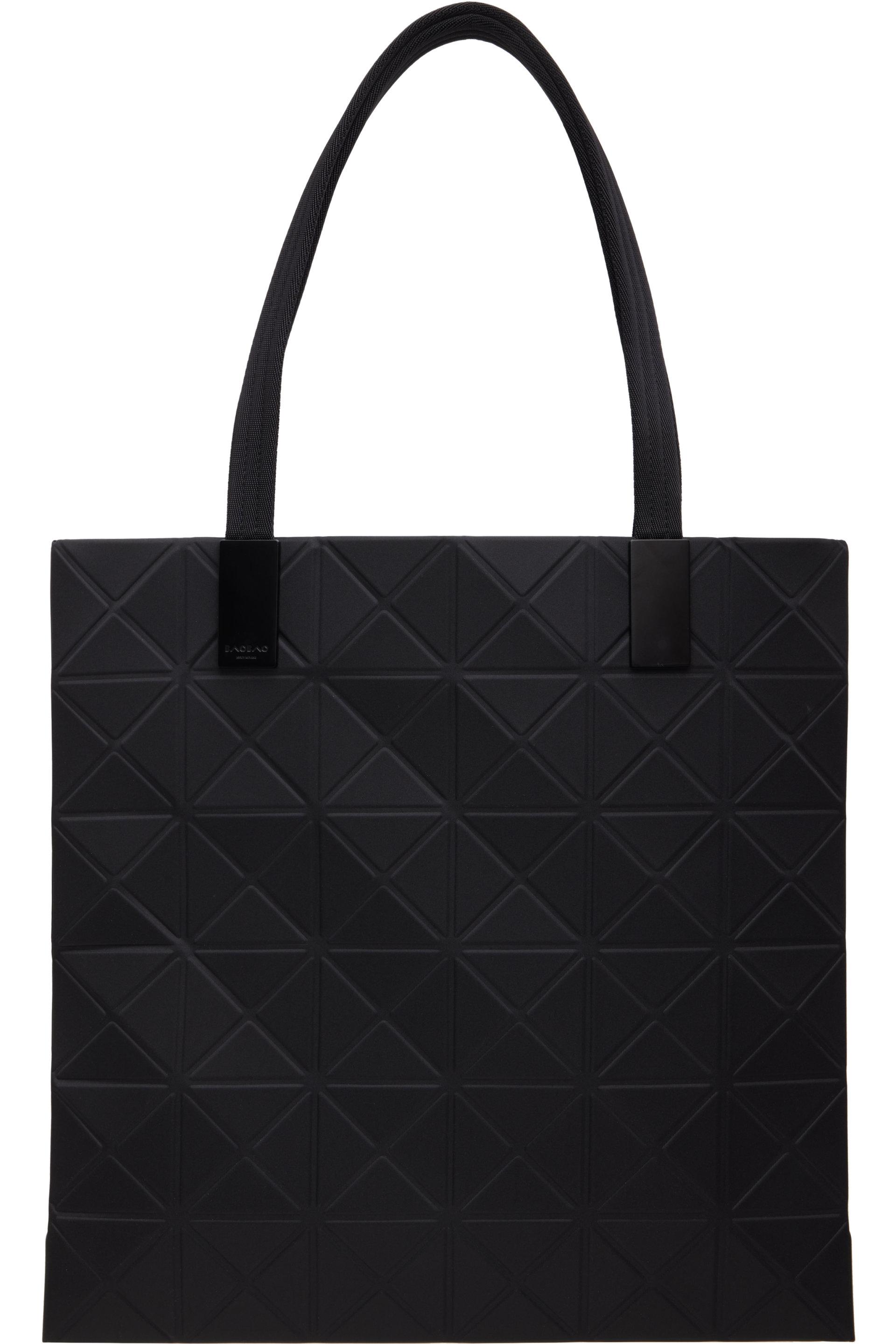 Black Track Tote by ISSEY MIYAKE