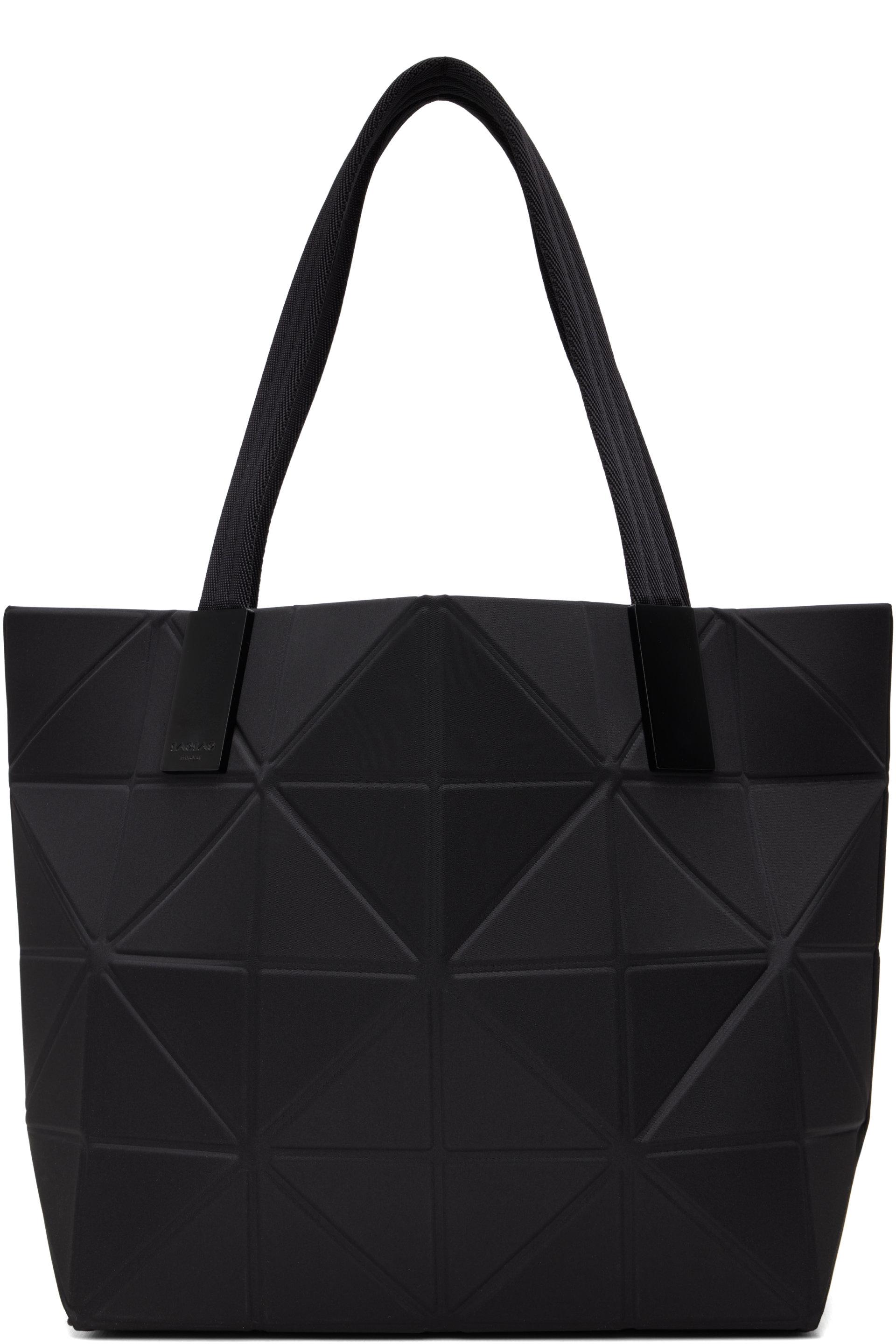 Black Track Tote by ISSEY MIYAKE