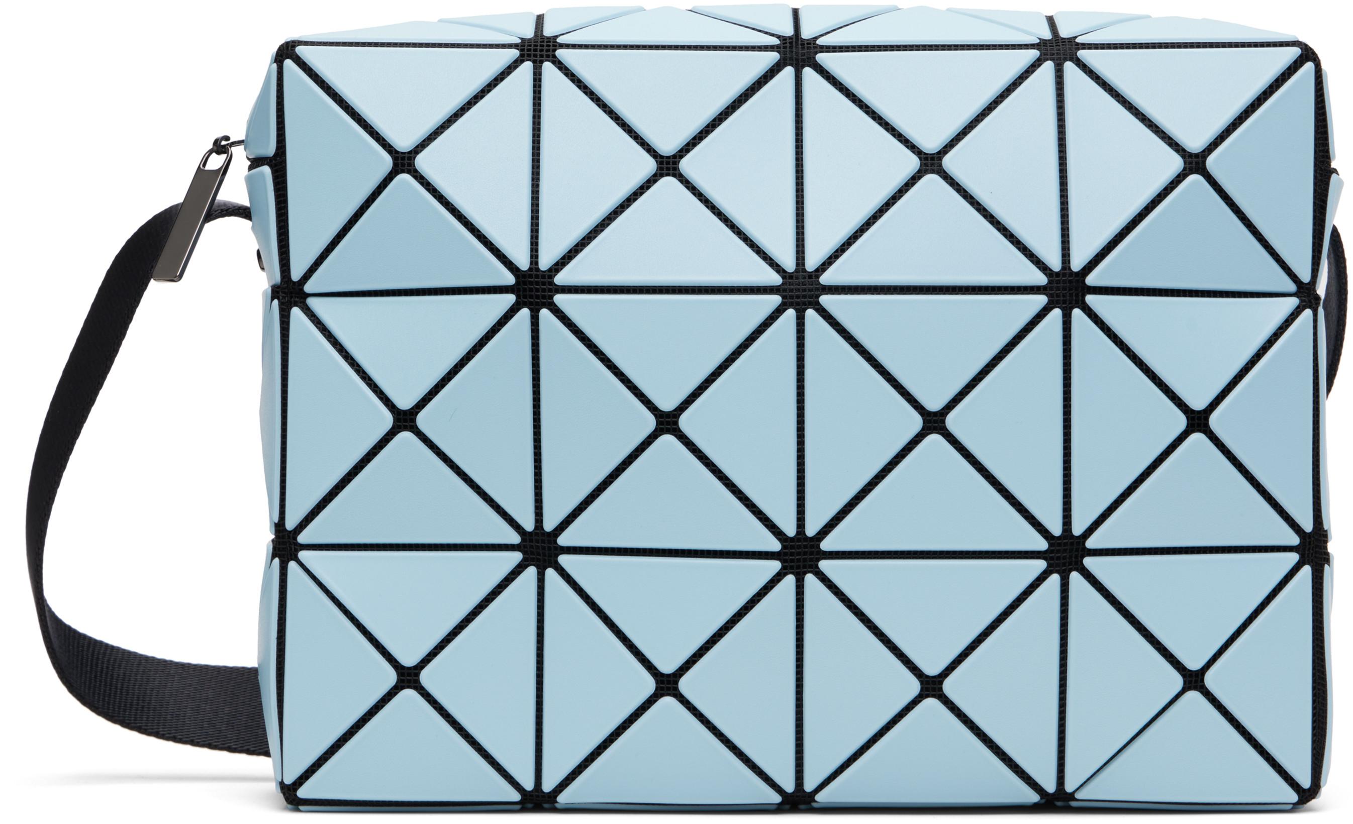 Blue Cuboid Bag by ISSEY MIYAKE