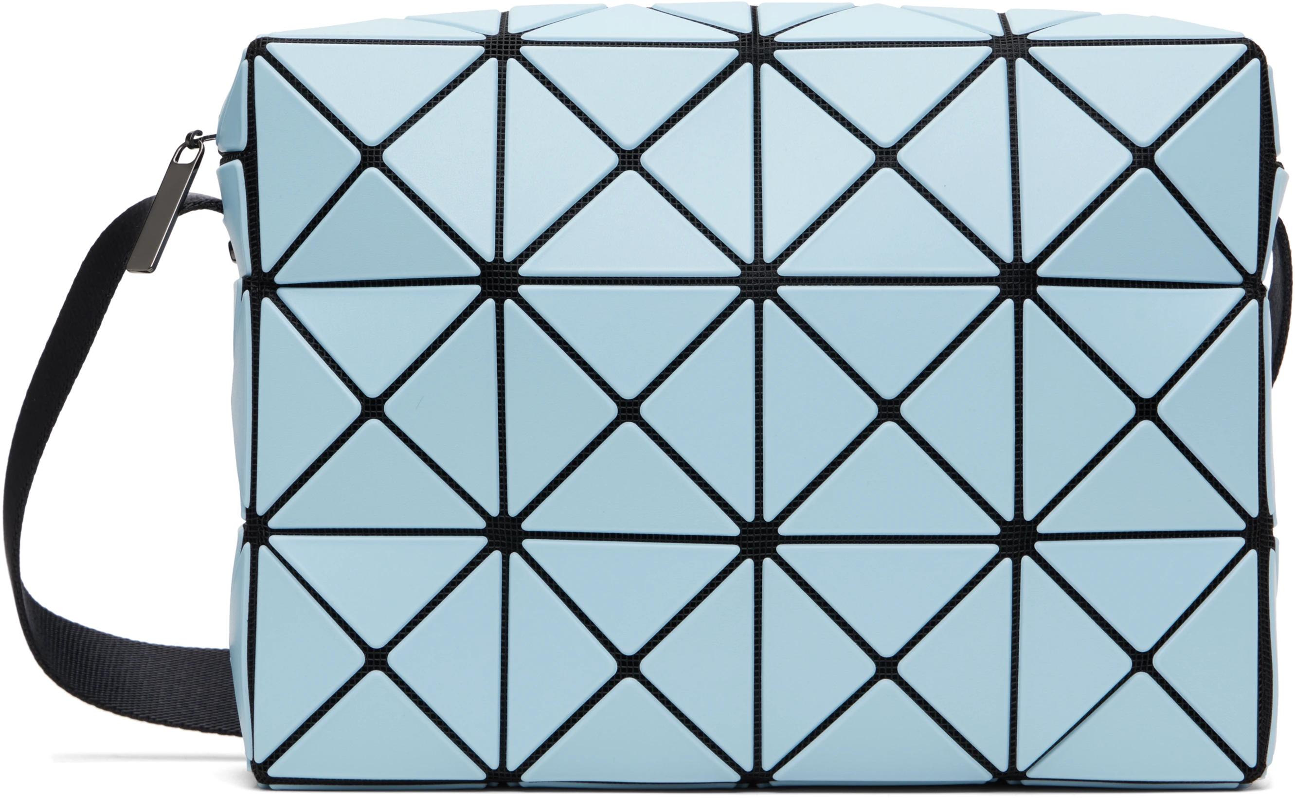 Blue Cuboid Bag by ISSEY MIYAKE