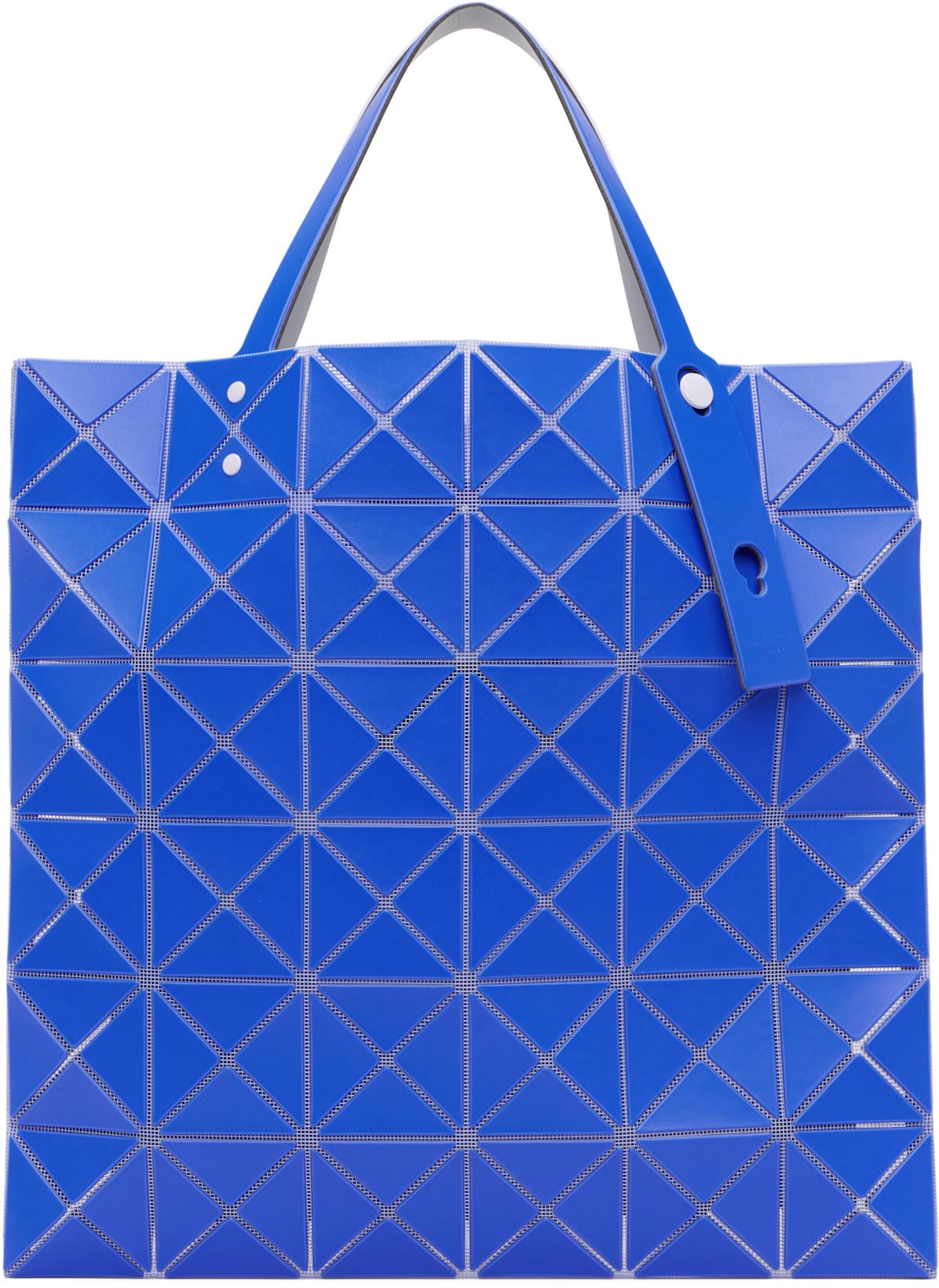 Blue Lucent W Color Tote by ISSEY MIYAKE