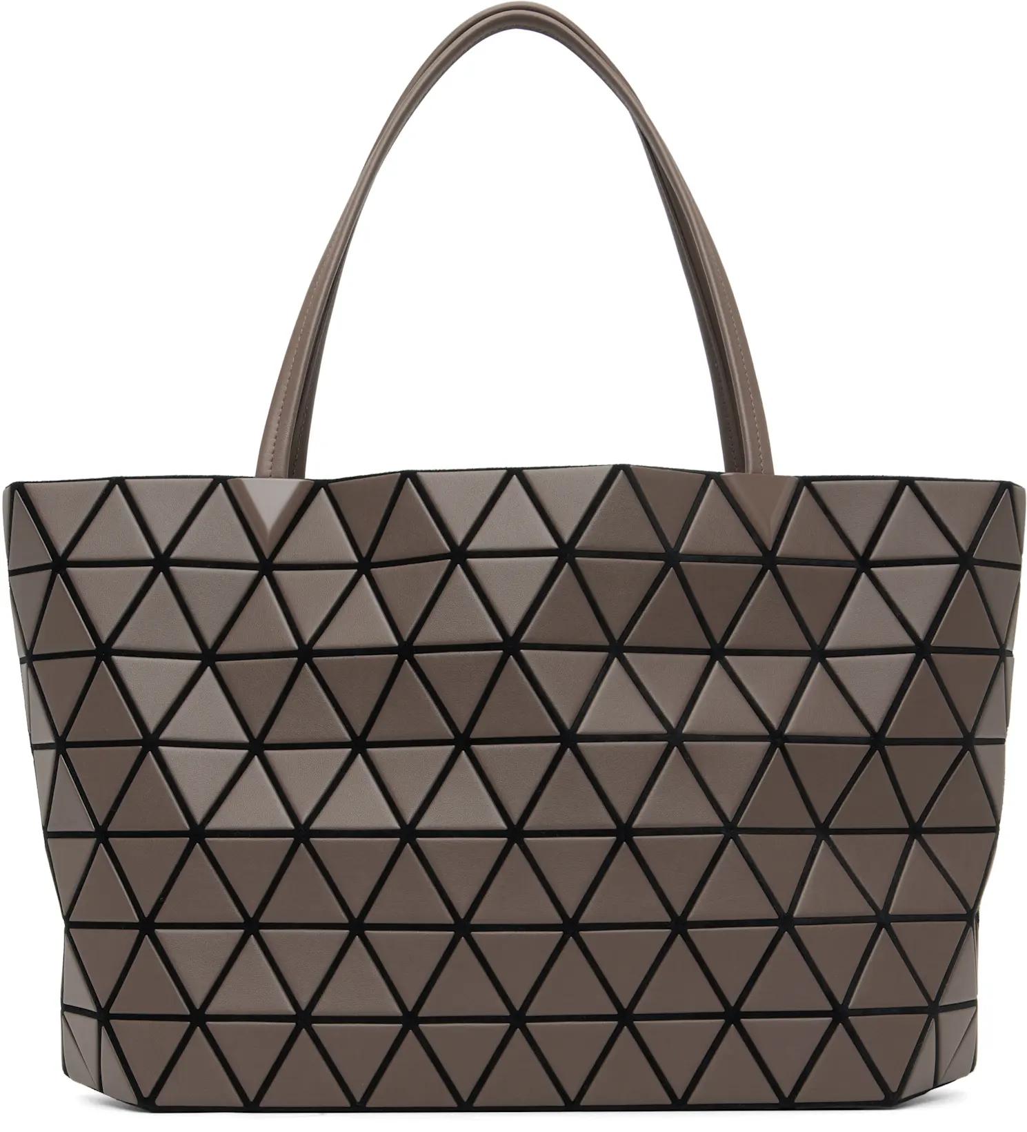 Brown Bateau Matte Bag by ISSEY MIYAKE