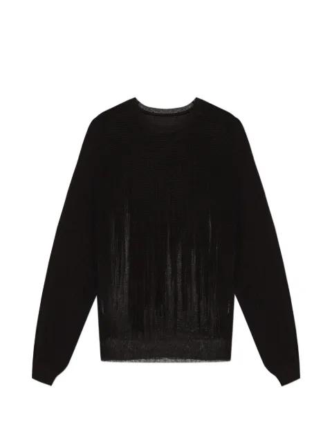 Brush Close-Up crew-neck sweater by ISSEY MIYAKE