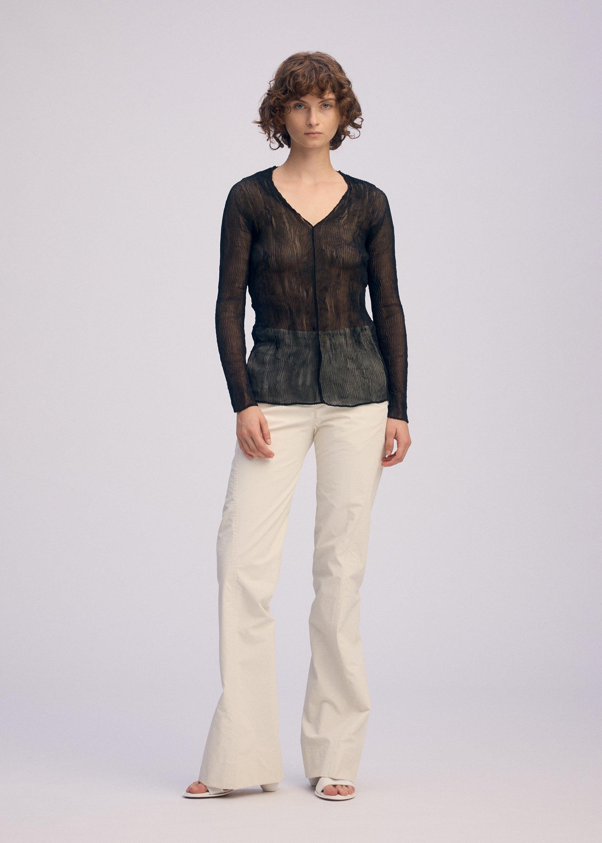 CHIFFON TWIST BK/WT-66 by ISSEY MIYAKE