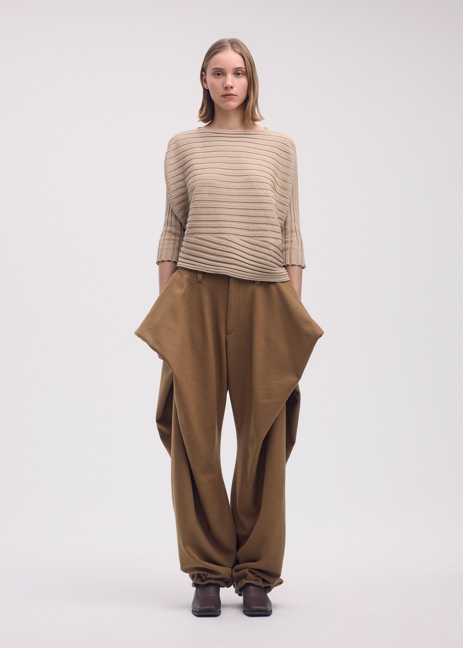 COTTON CASHMERE KNIT by ISSEY MIYAKE