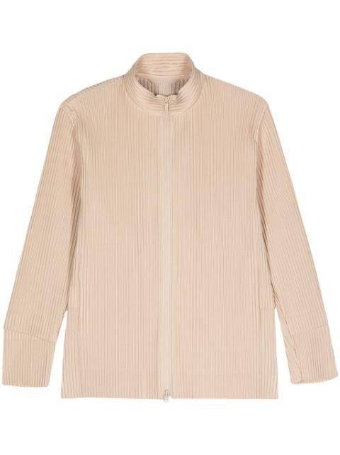 Cargo plissé-effect jacket by ISSEY MIYAKE