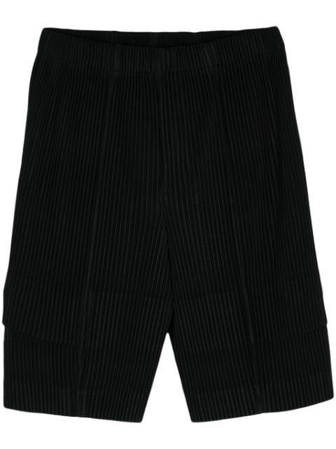 Cargo plissé-effect shorts by ISSEY MIYAKE