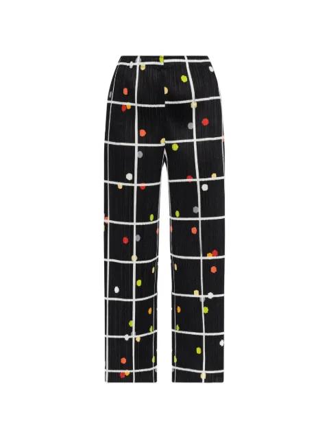 Crossing Dots trousers by ISSEY MIYAKE