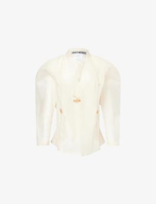 Draw To Form Sheer Woven Jacket by ISSEY MIYAKE