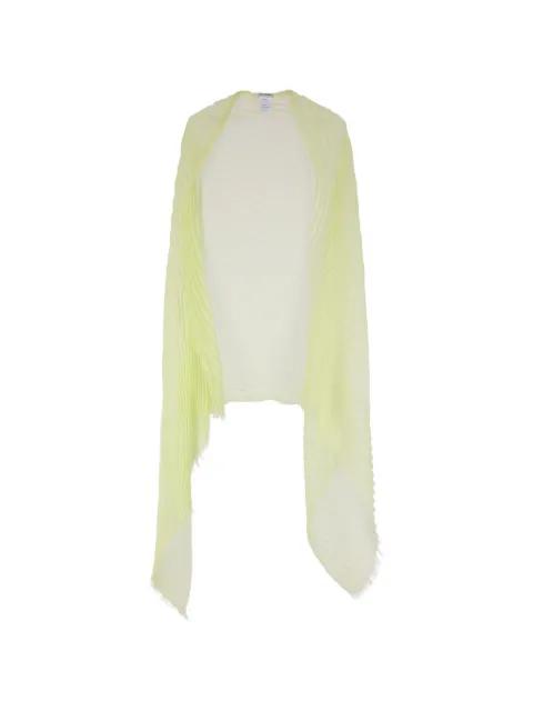 Feather Ramie Pleats Stole scarf by ISSEY MIYAKE