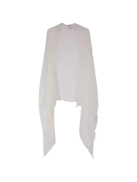 Feather Ramie Pleats Stole scarf by ISSEY MIYAKE