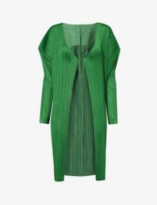 February regular-fit knitted cardigan by ISSEY MIYAKE