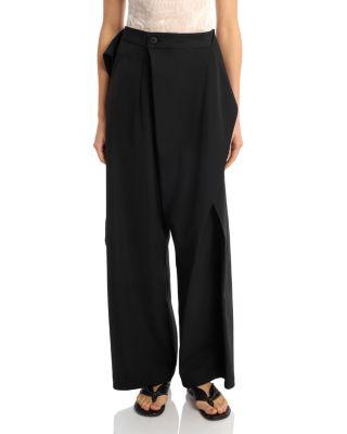 Fluttering Asymmetrical Pants by ISSEY MIYAKE