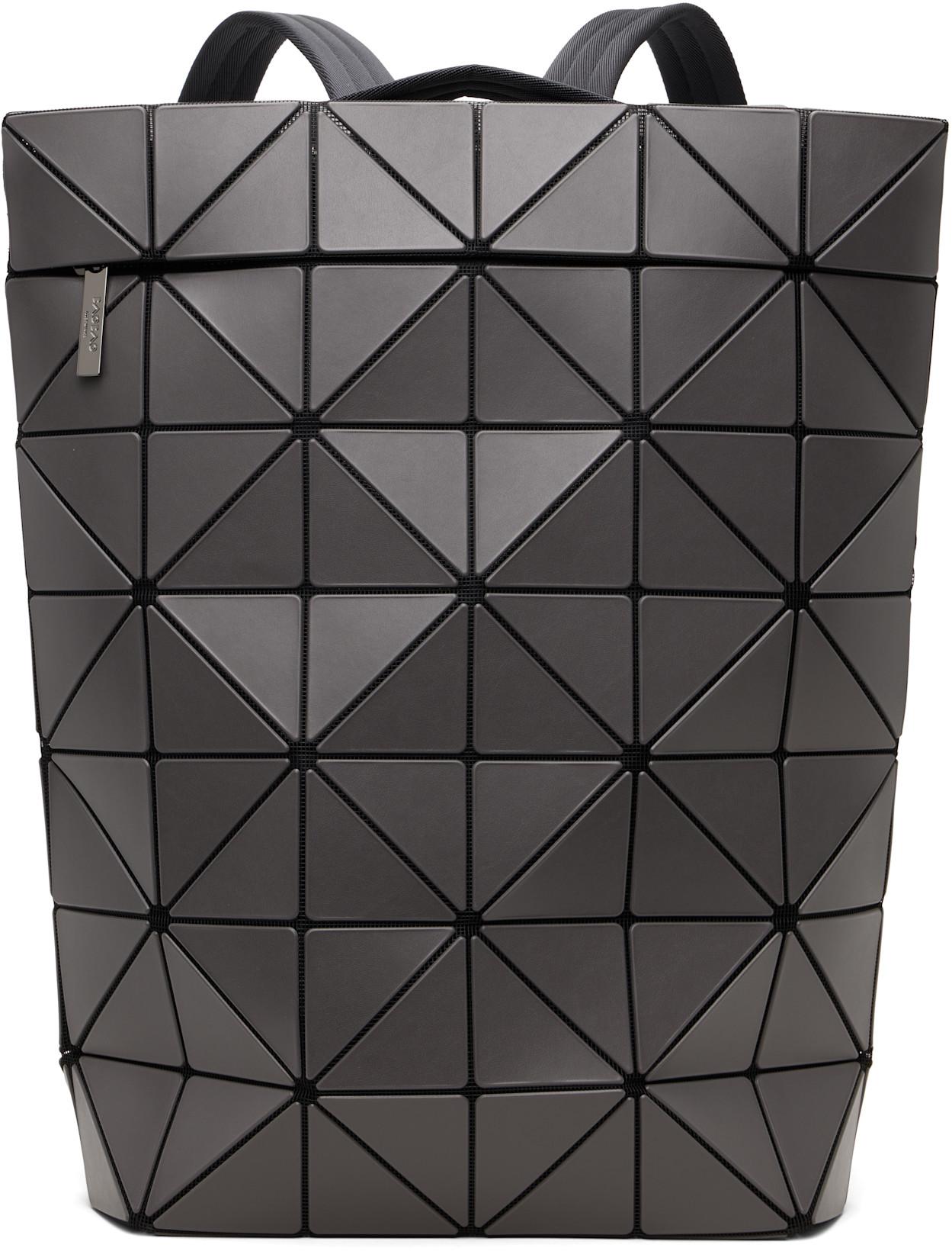 Gray Blocky Backpack by ISSEY MIYAKE