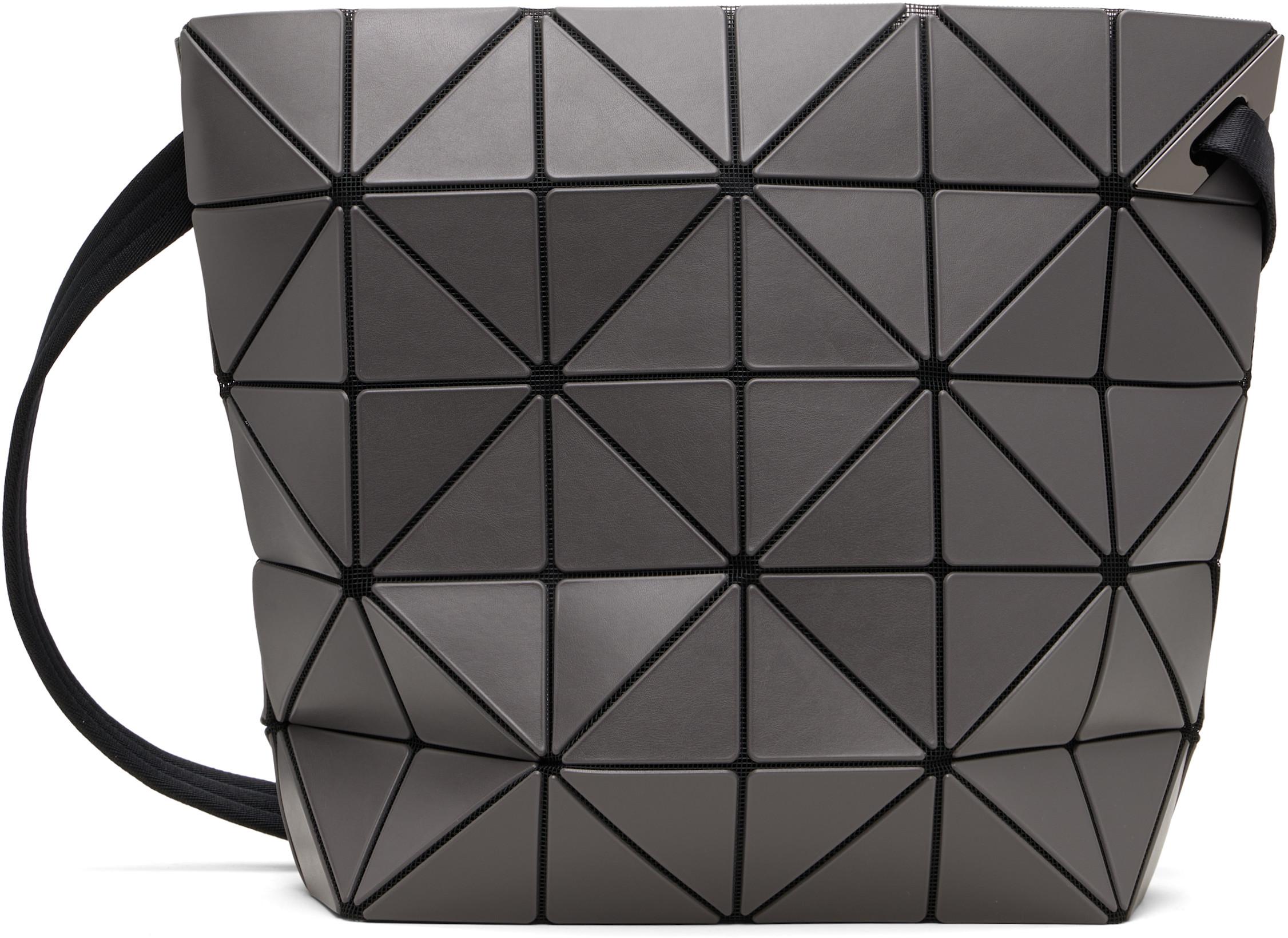 Gray Blocky Bag by ISSEY MIYAKE