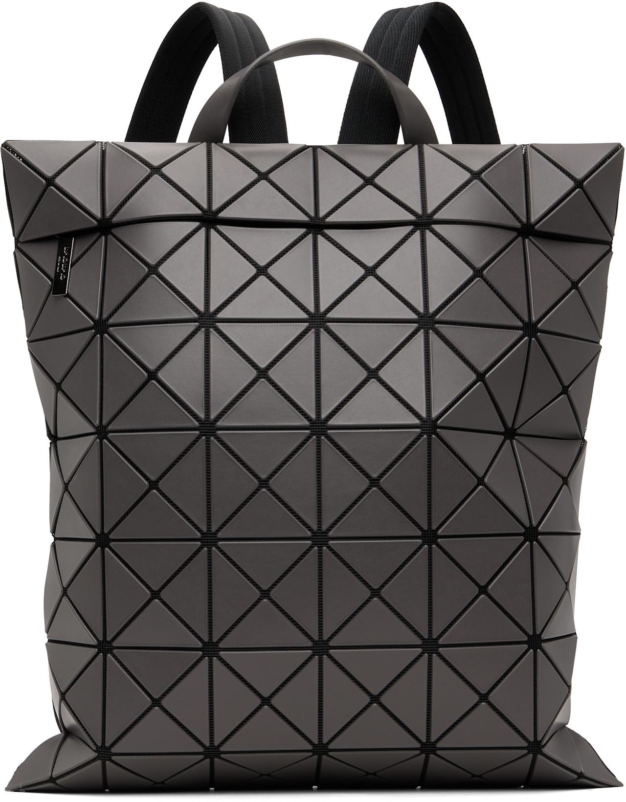 Gray Flat Pack Backpack by ISSEY MIYAKE
