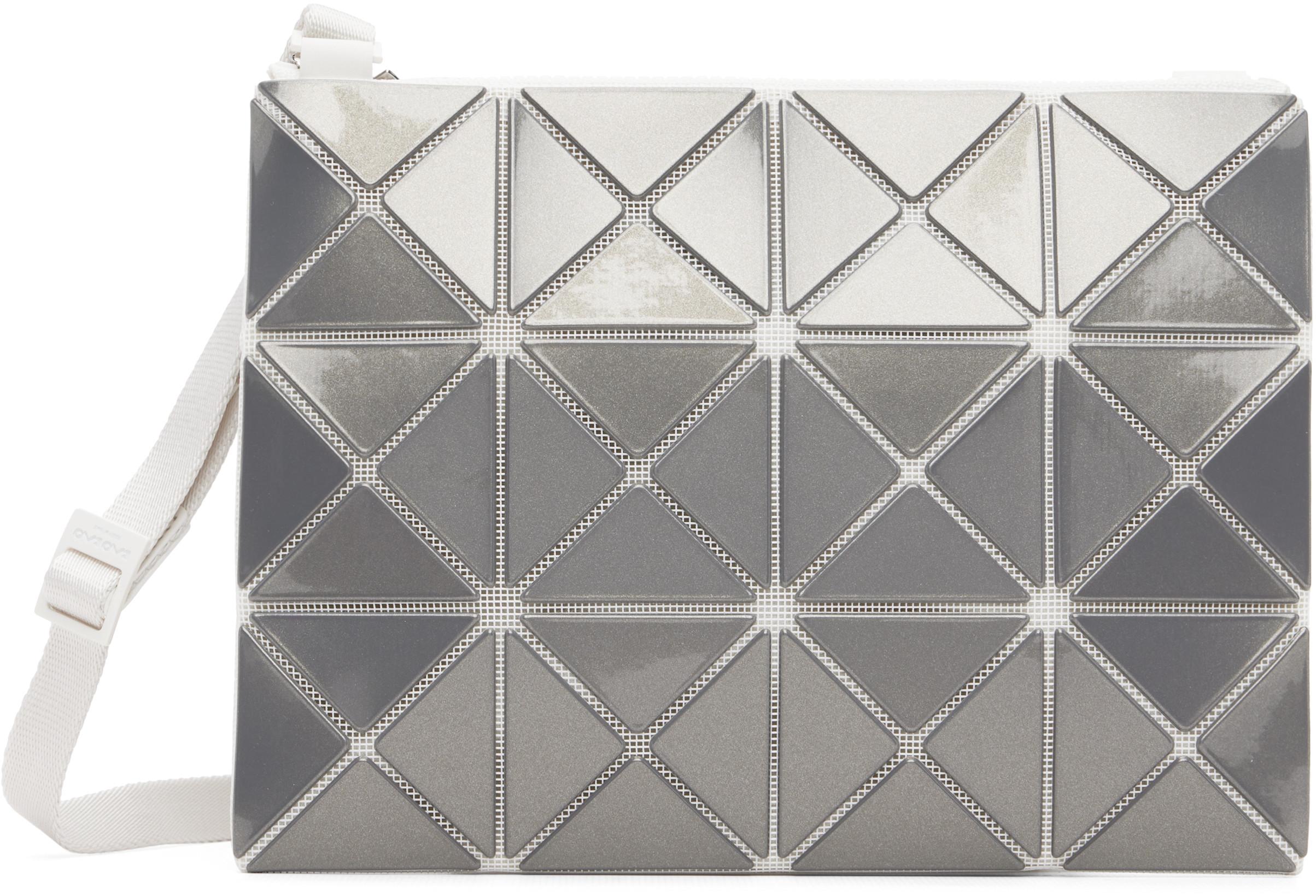 Gray Lucent Metallic Bag by ISSEY MIYAKE