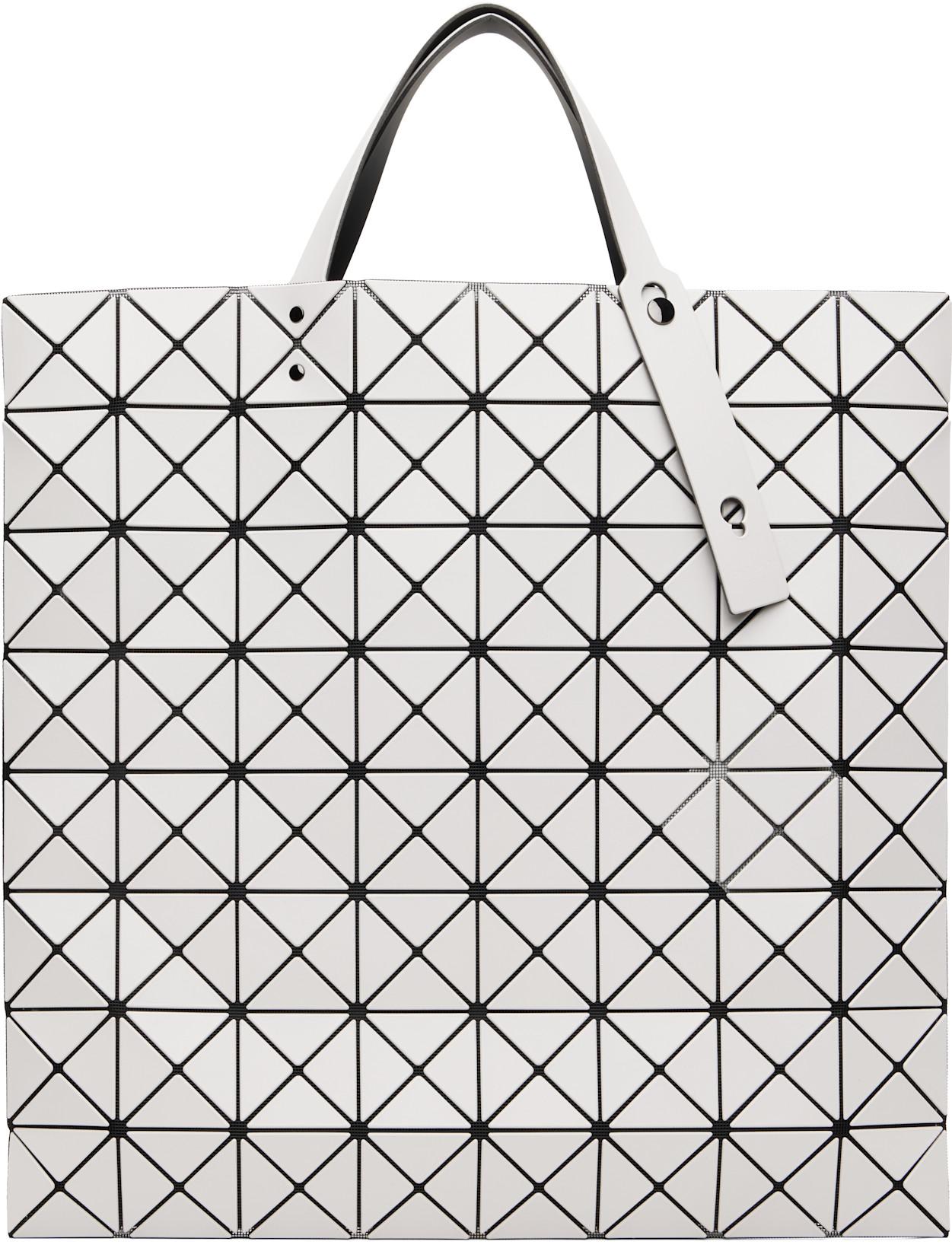 Gray Lucent Tote by ISSEY MIYAKE