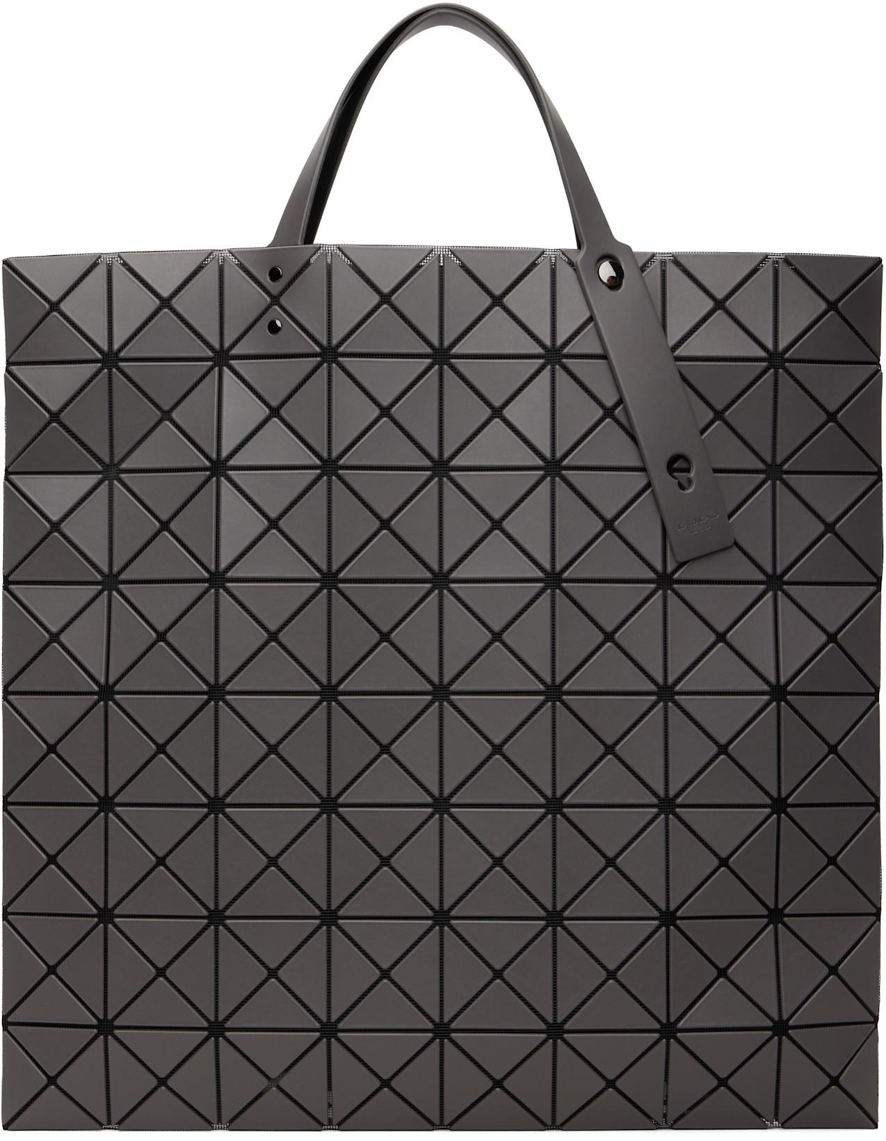 Gray Lucent Tote by ISSEY MIYAKE