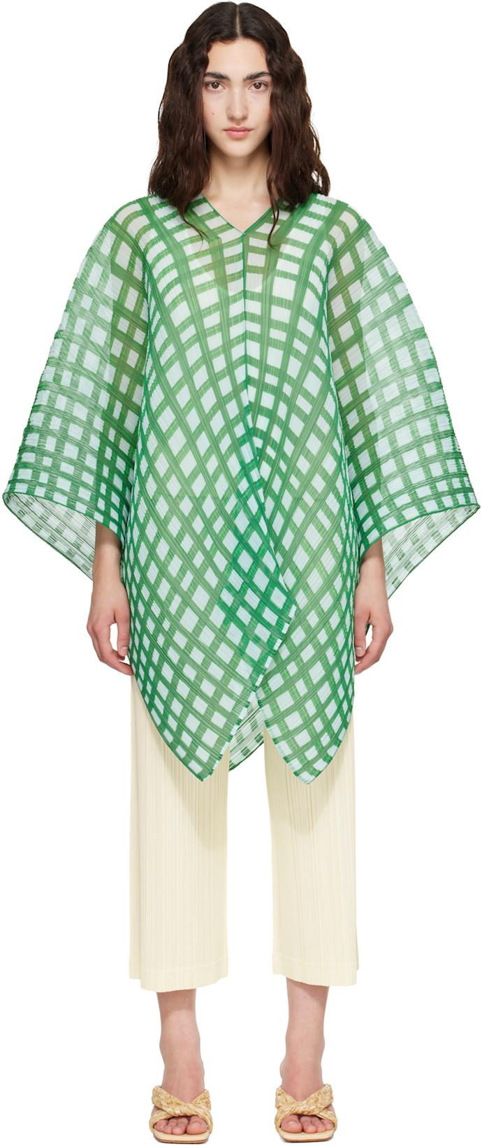 Green Basket Madame-T Scarf by ISSEY MIYAKE