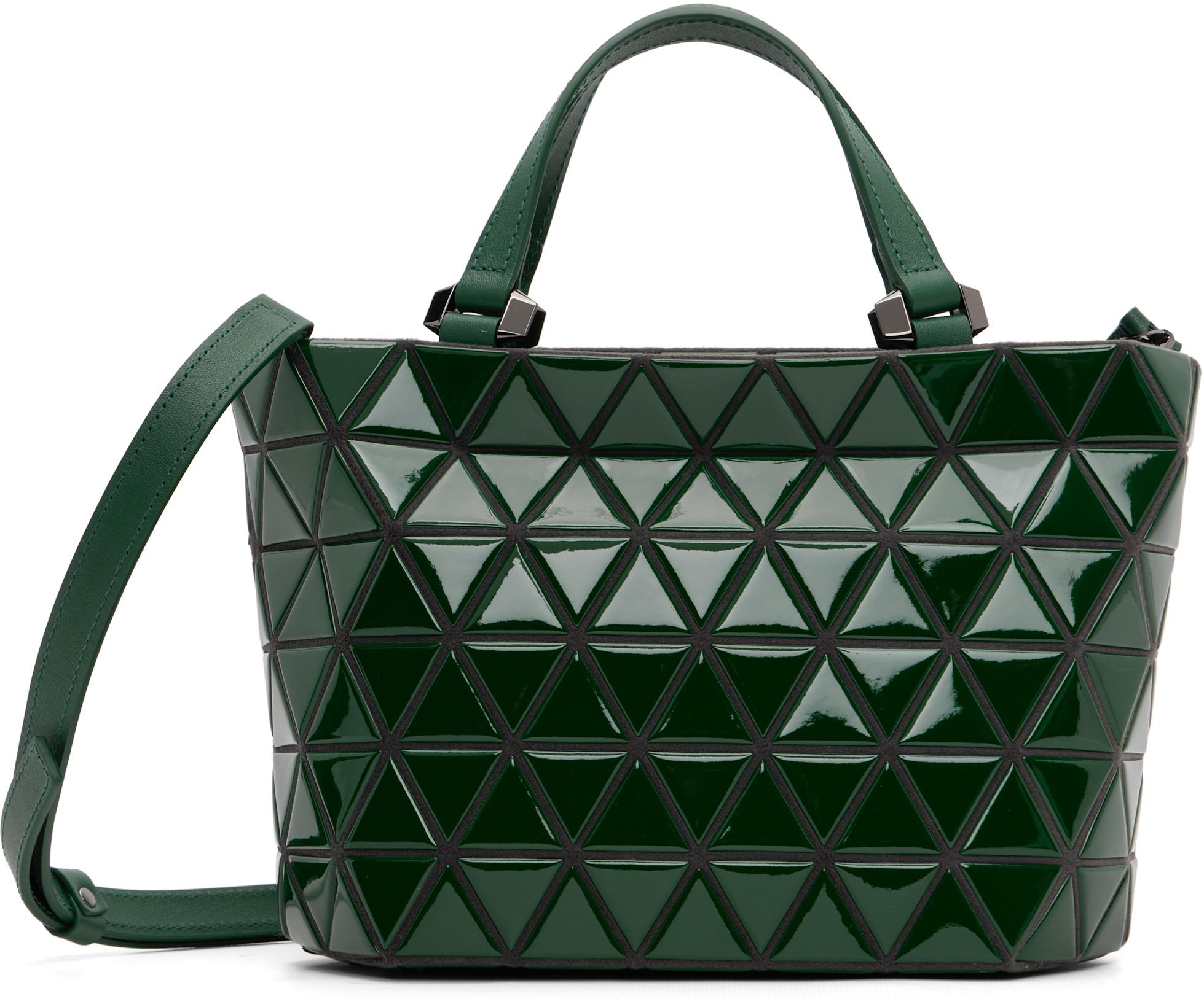 Green Crystal Gloss Bag by ISSEY MIYAKE