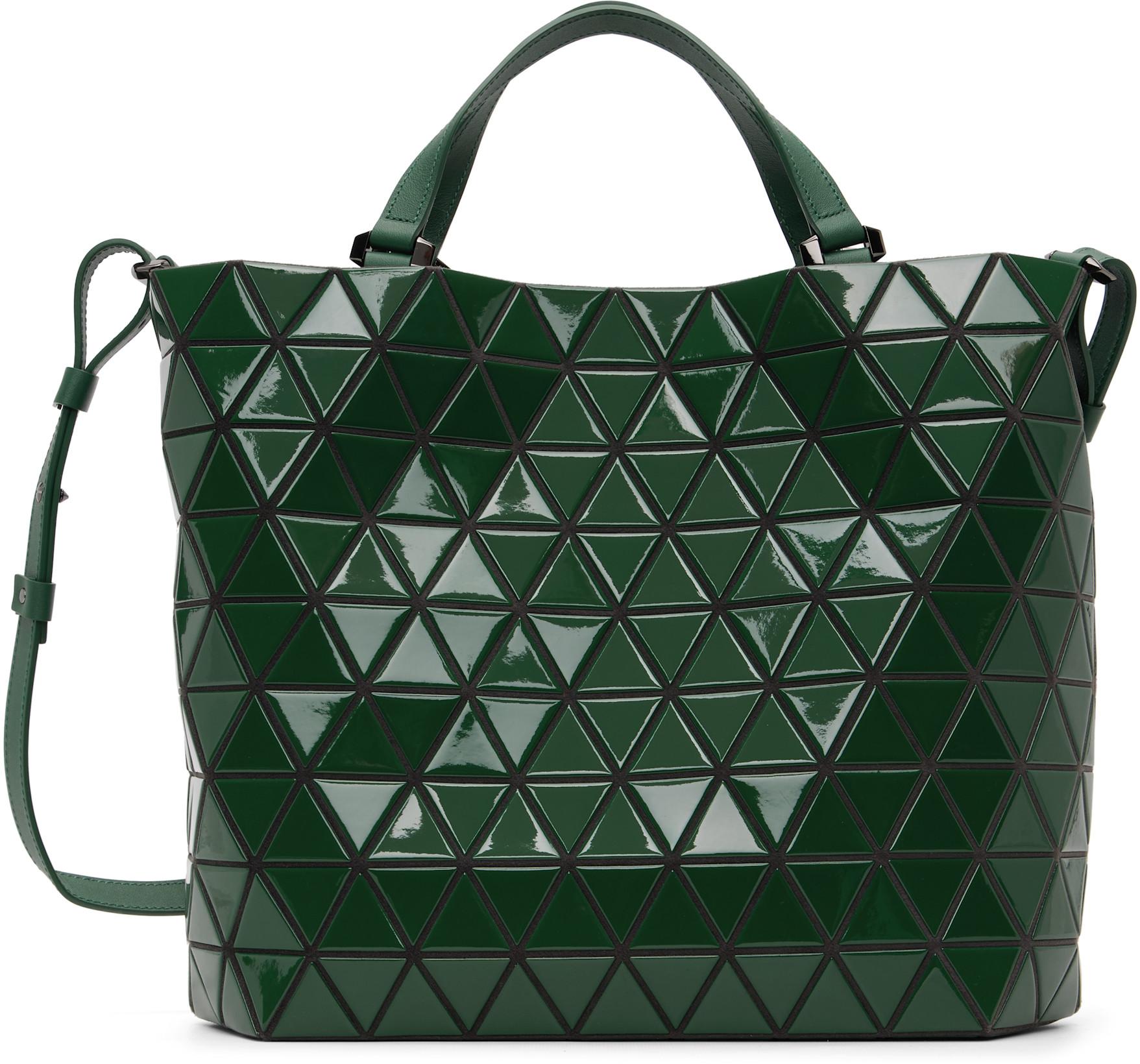 Green Crystal Gloss Bag by ISSEY MIYAKE