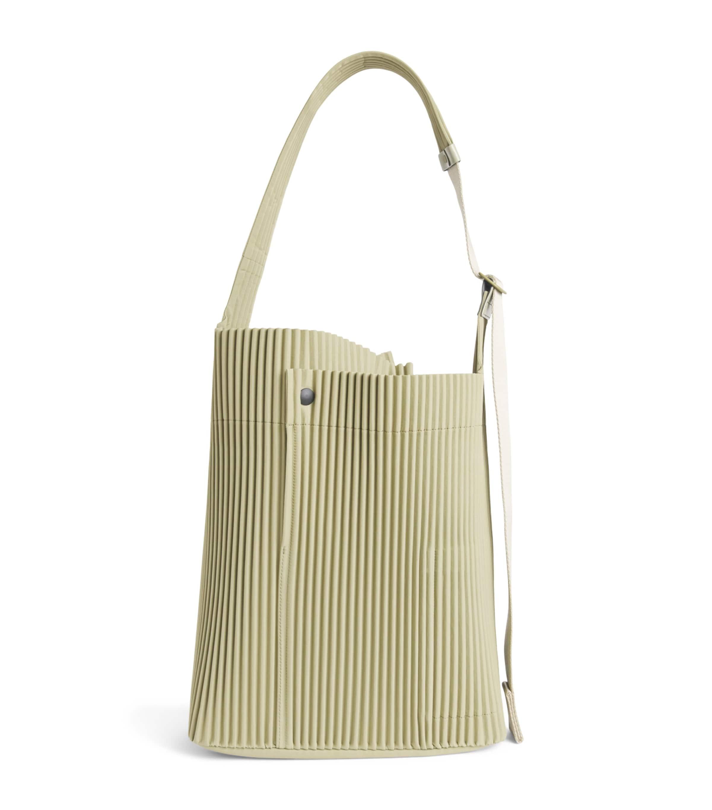 Homme Plissé Issey Miyake Large Pleated Utility Shoulder Bag by ISSEY MIYAKE