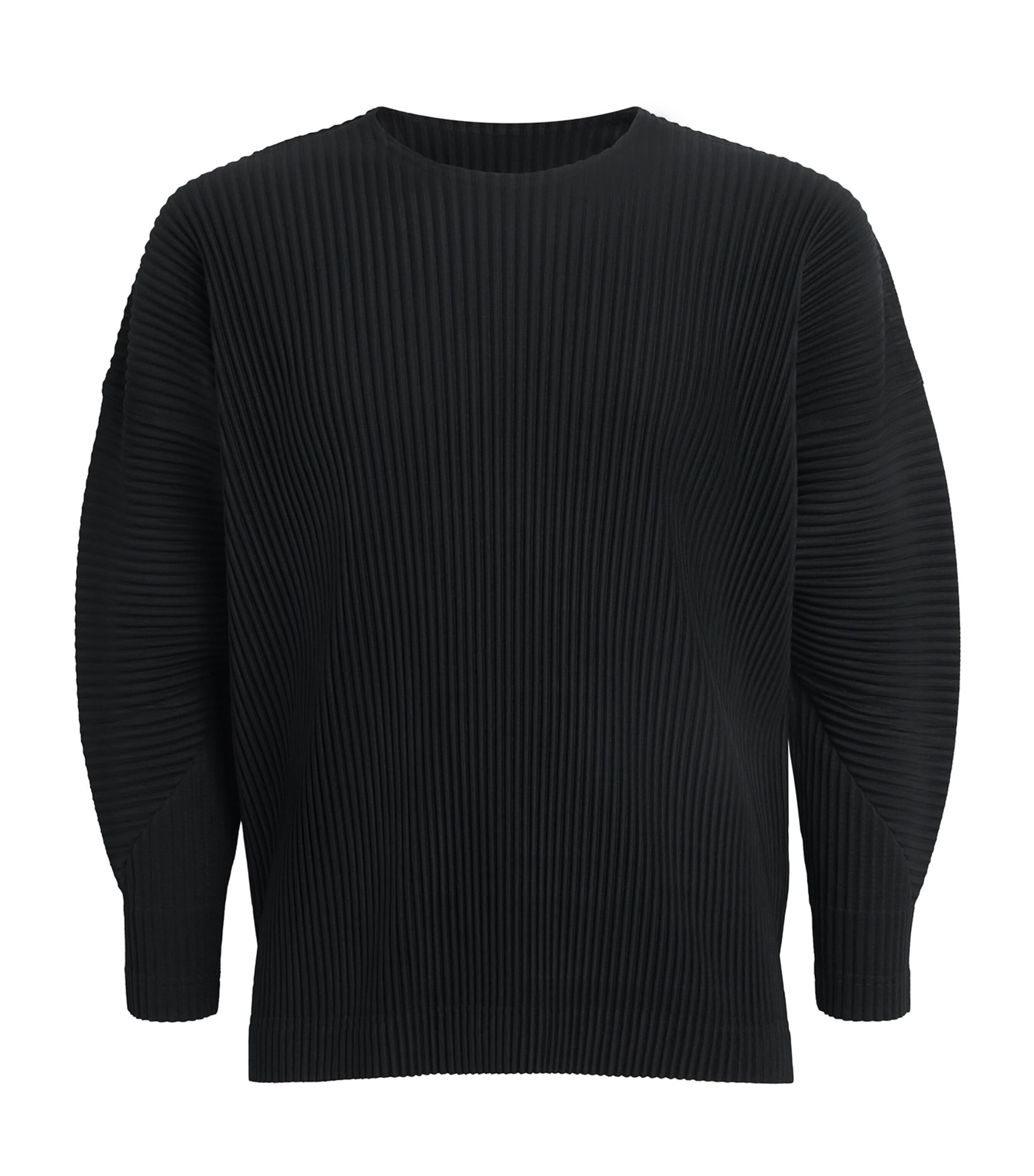 Homme Plissé Issey Miyake Pleated Long-Sleeve T-Shirt by ISSEY MIYAKE