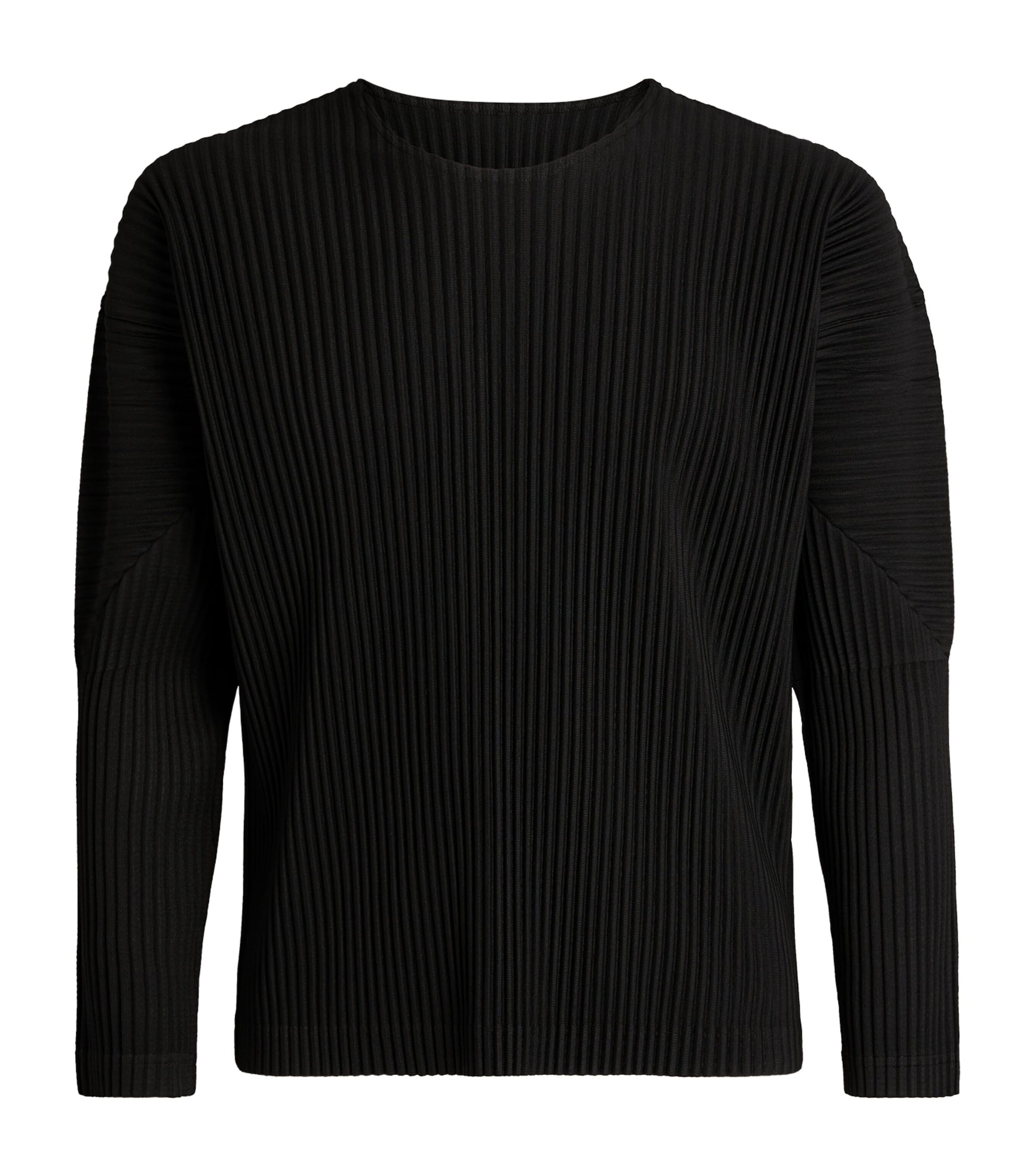Homme Plissé Issey Miyake Pleated Long-Sleeved Top by ISSEY MIYAKE