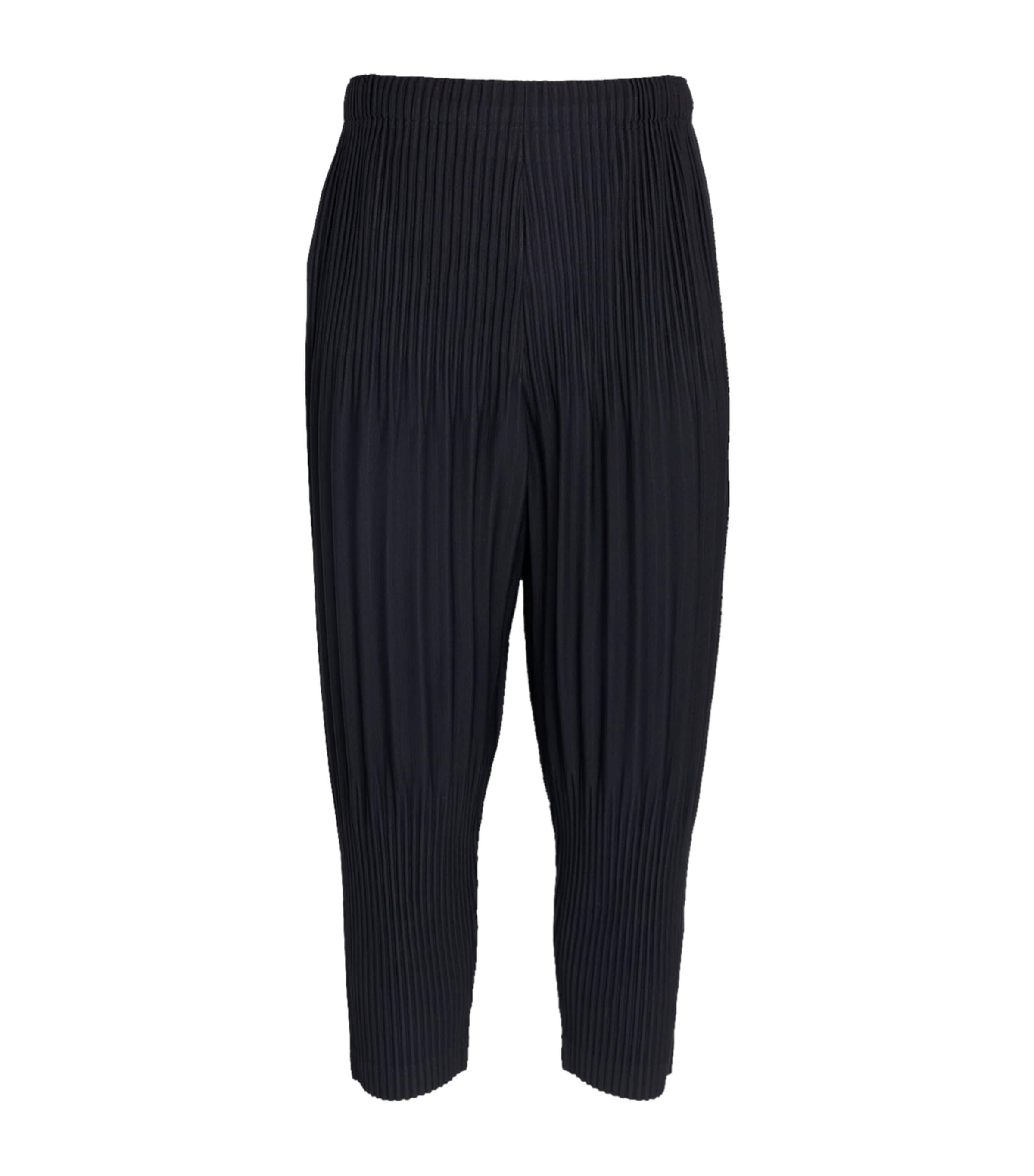 Homme Plissé Issey Miyake Pleated Tapered Trousers by ISSEY MIYAKE