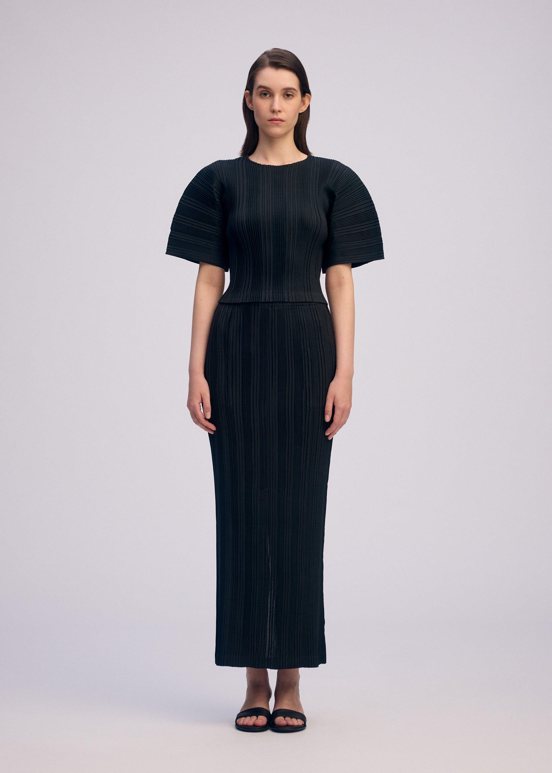 LINEN LIKE RIB PLEATS by ISSEY MIYAKE