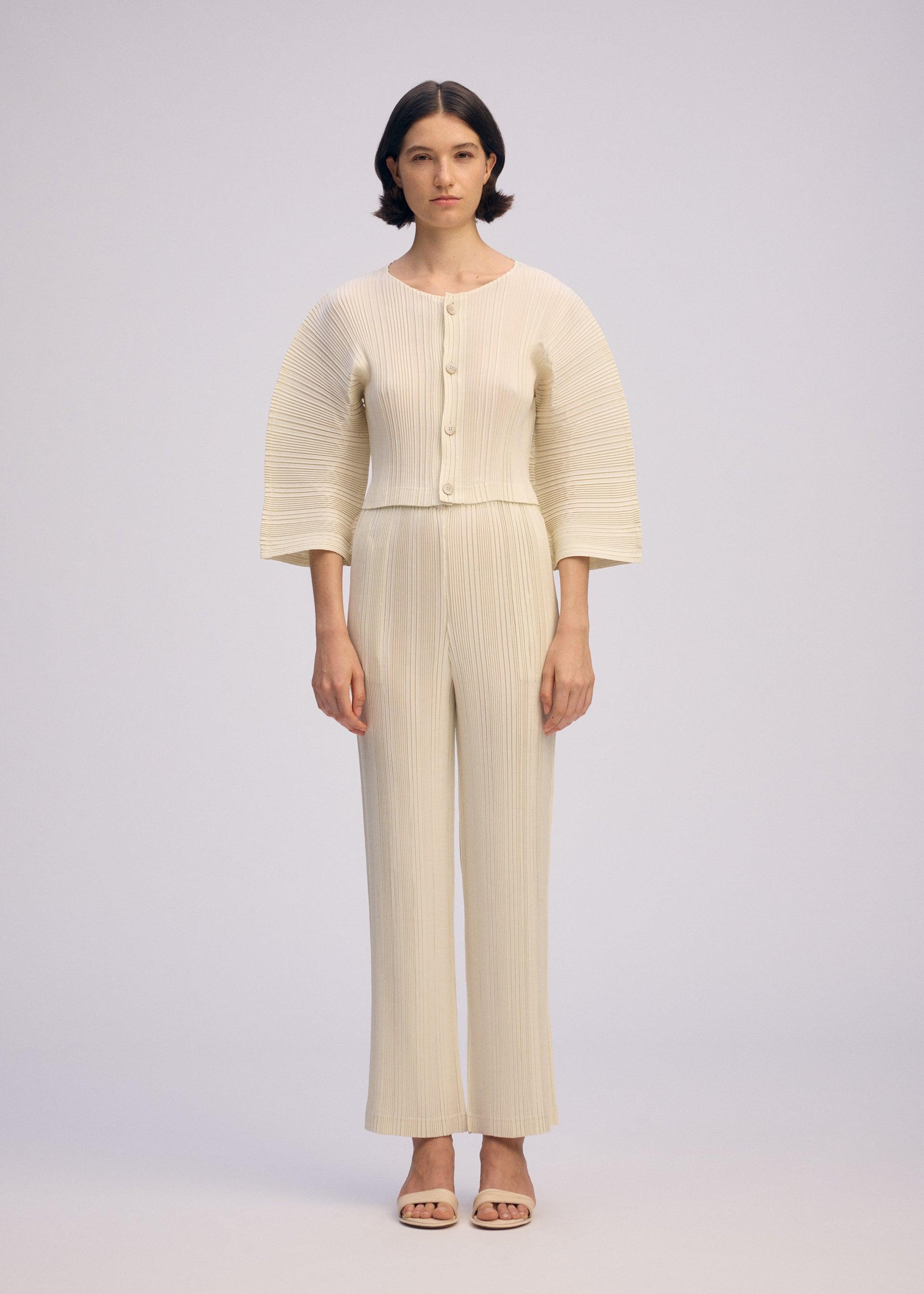 LINEN LIKE RIB PLEATS by ISSEY MIYAKE